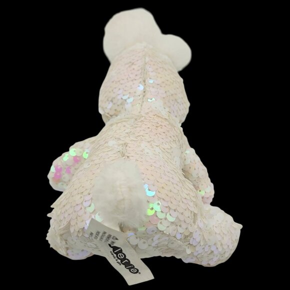 Galerie Iridescent Sequined Bunny Rabbit 9" Plush Collectible Toy 3+ Easter - Picture 6 of 10